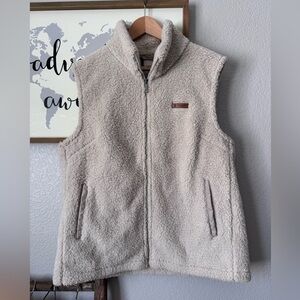 SAGE COLLECTIVE  SHERPA FLEECE LINED VEST LARGE